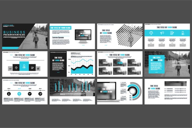 企业市场数据工作汇报PPT模板 Powerpoint Templates插图4