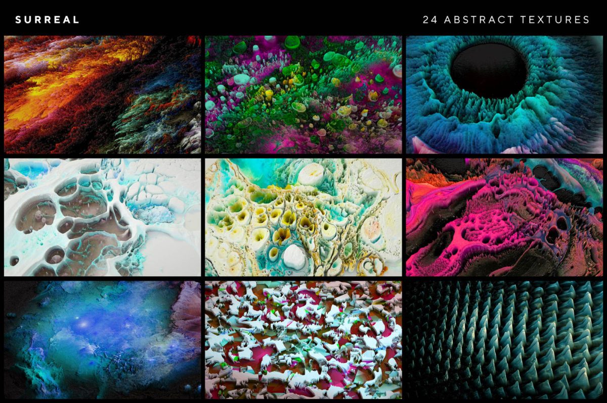 创意抽象纹理系列：超现实主义抽象纹理合集 Surreal, Vol. 1插图(7)