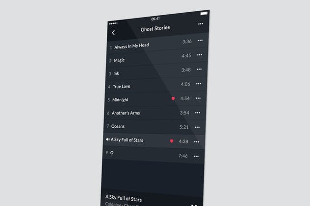 现代音乐播放应用UI界面设计 Music Player UI Kit插图(1)