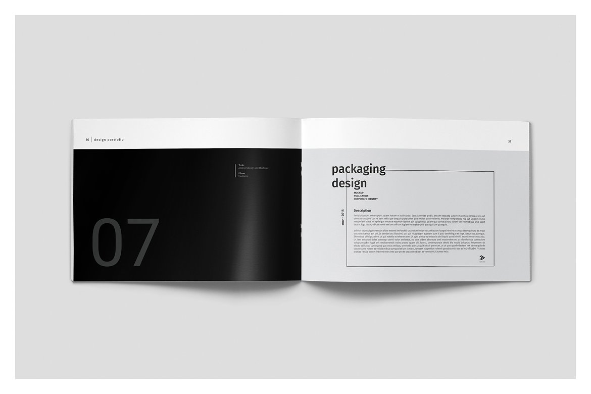 设计感强的多用途平面画册组合模板插图19