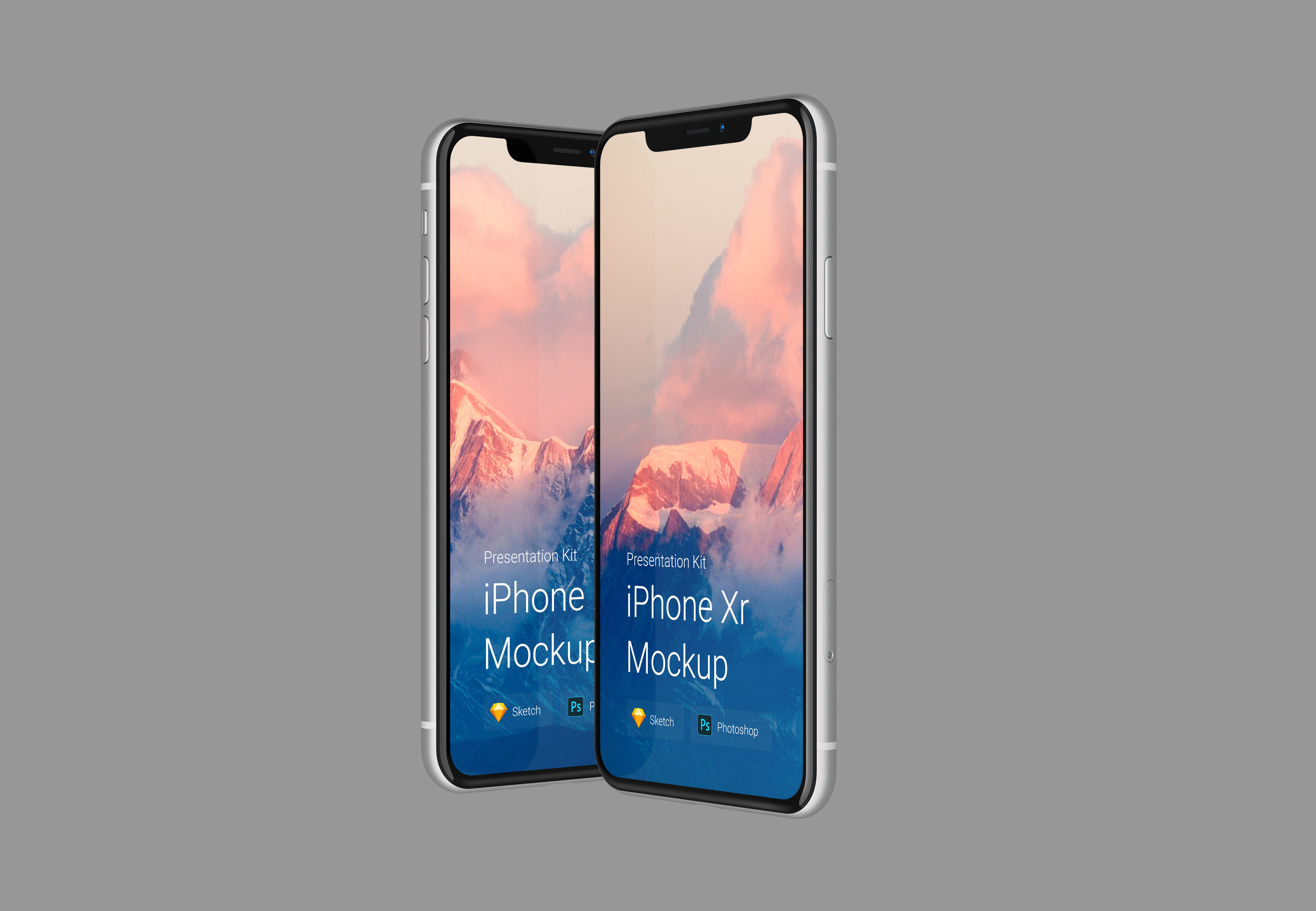 高品质五星好评 iPhone Xs 和 iPhone Xr 样机 [PSD&SKETCH]插图9