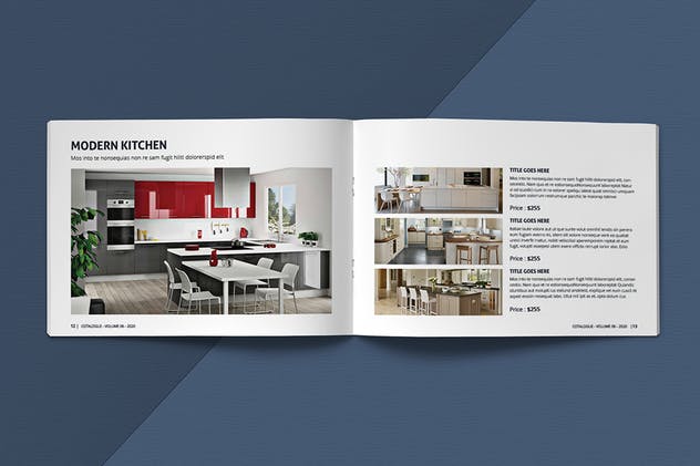 A5尺寸产品目录产品手册设计模板素材 A5 Modern Catalogue Template插图(8)