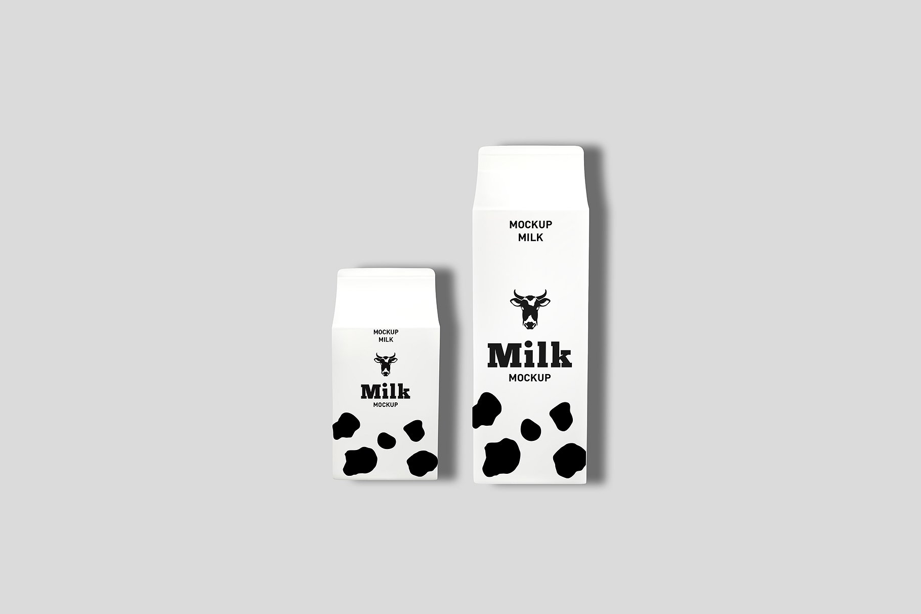 牛奶酸奶瓶包装样机展示模型mockups插图5