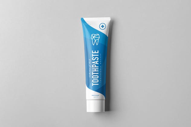 逼真的牙膏盒子包装设计样机 Toothpaste Mock-up插图(11)