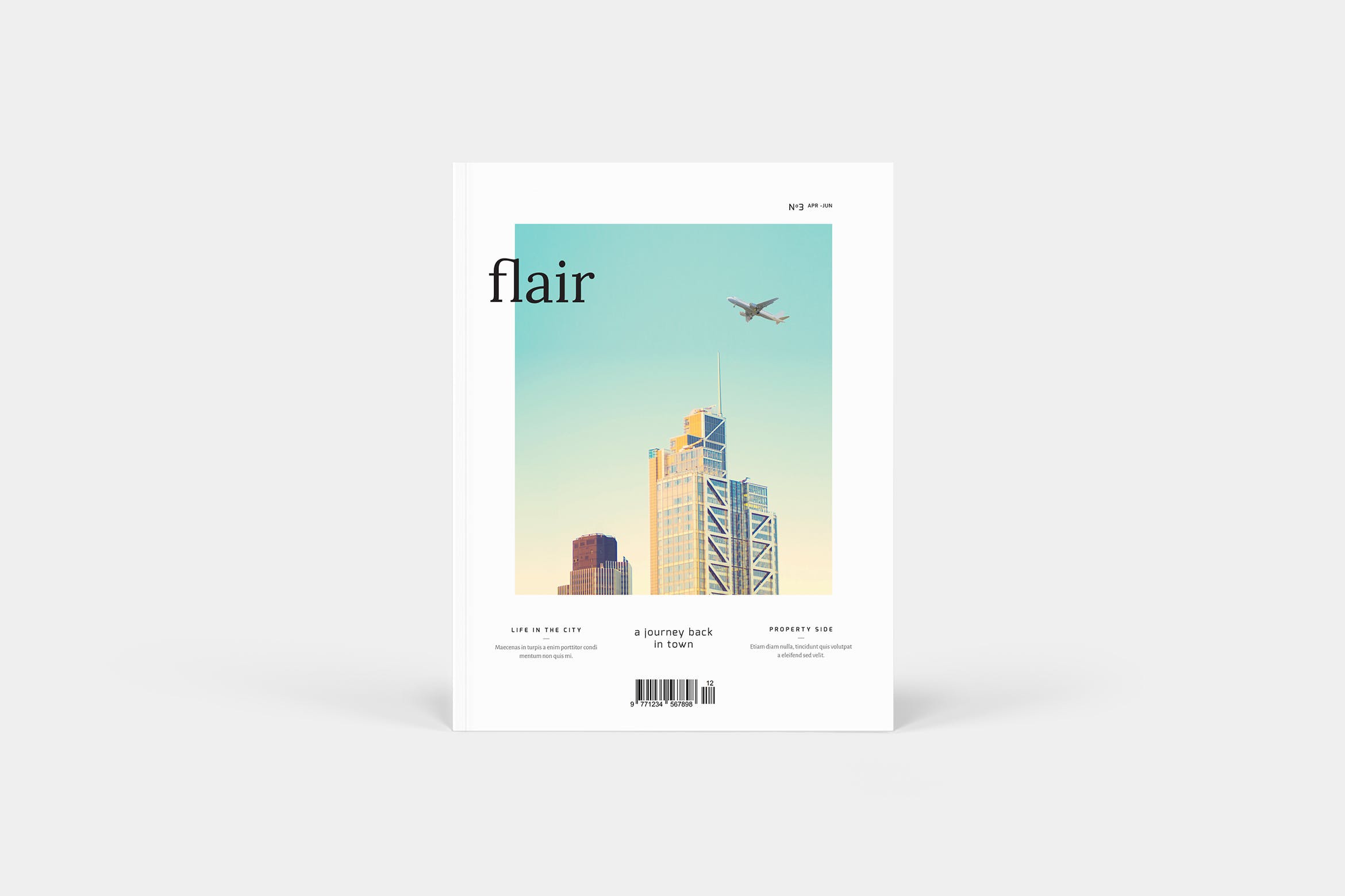 时尚旅行/建筑/生活主题杂志设计模板 Flair Magazine插图