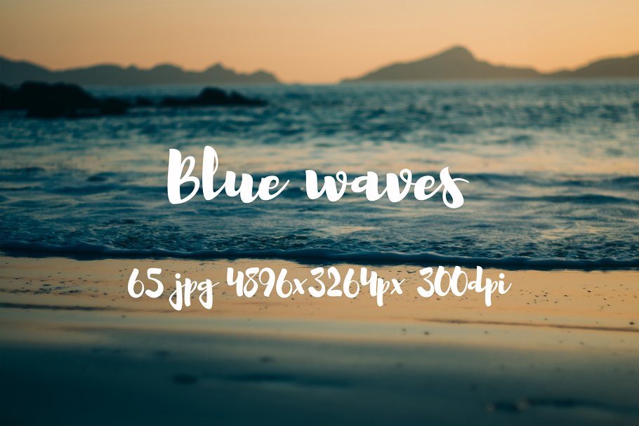 湖光山色高清照片素材 Blue waves photo pack插图6