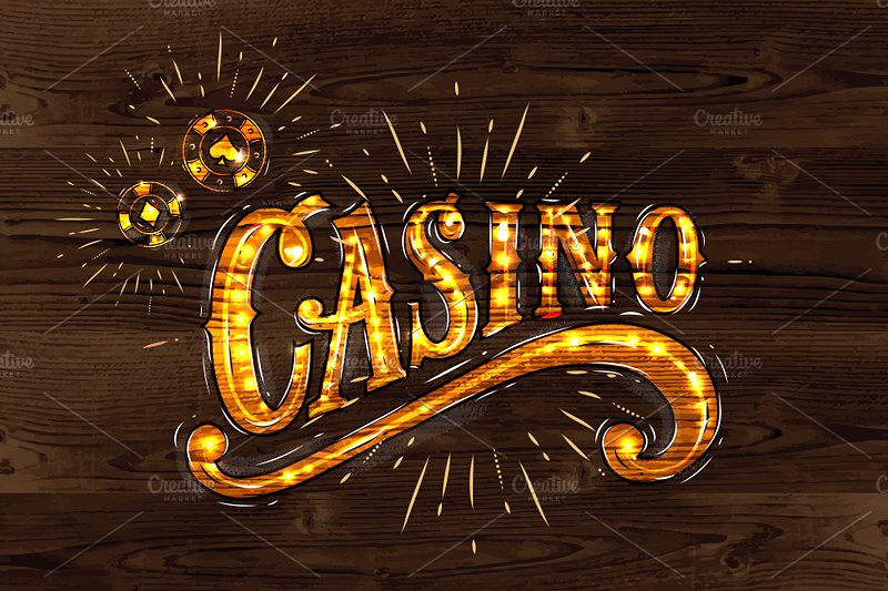 复古风格赌场标志矢量图形 Casino Symbols插图3 复古风格赌场标志矢量图形 Casino Symbols插图3