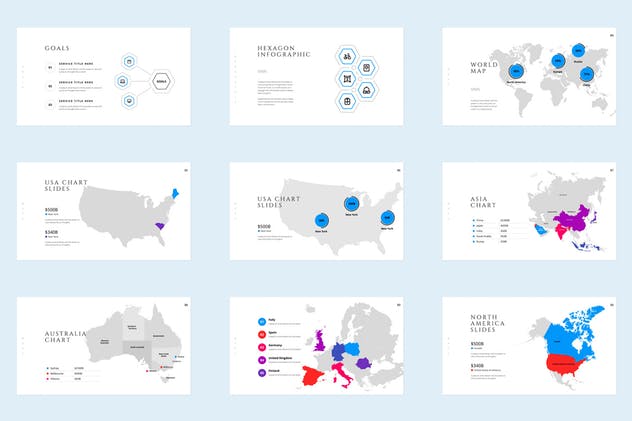 现代简约设计企业PPT设计模板 SPACE Powerpoint Template插图(10)