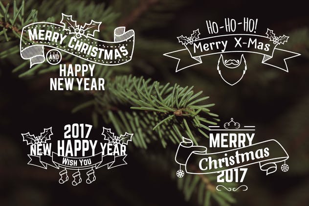 圣诞节节日主题图形巨无霸合集 Merry Graphics Box插图(8)