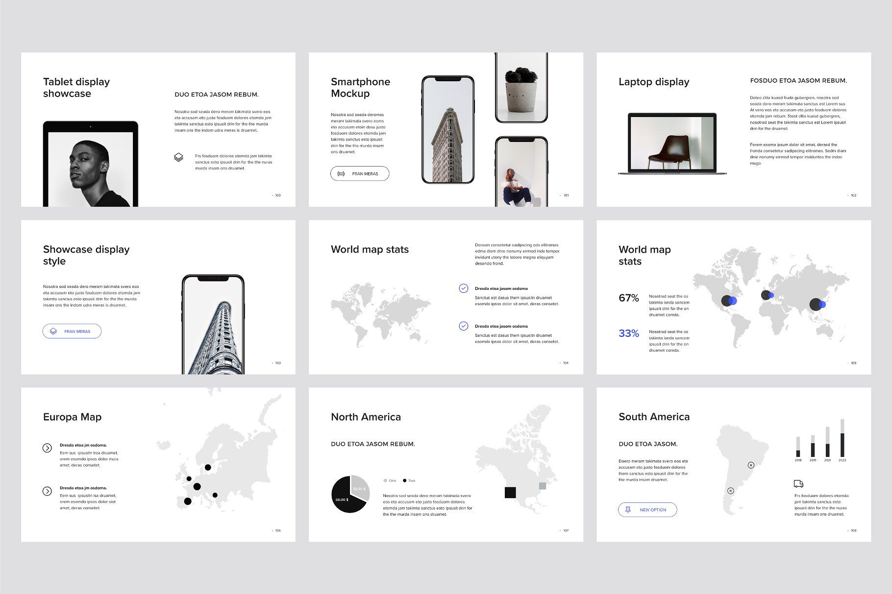 现代简约风格企业团队介绍谷歌幻灯片模板 MURO – Google Slides Template +Bonus插图15