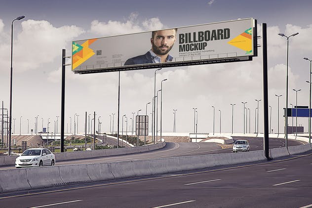 城市公路广告牌/招牌展示样机 Billboard Mockups插图(2)