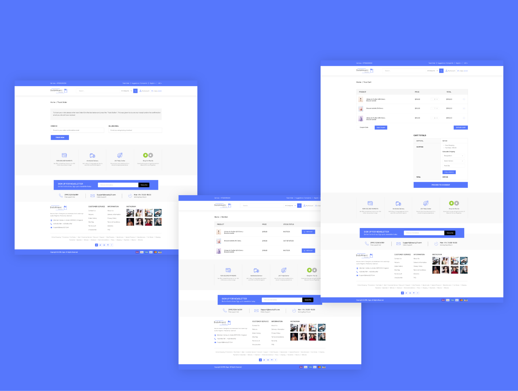 蚂蚁素材下午茶：时尚实用的电商网页 UI KIT 套装模板下载 [XD]插图(4)