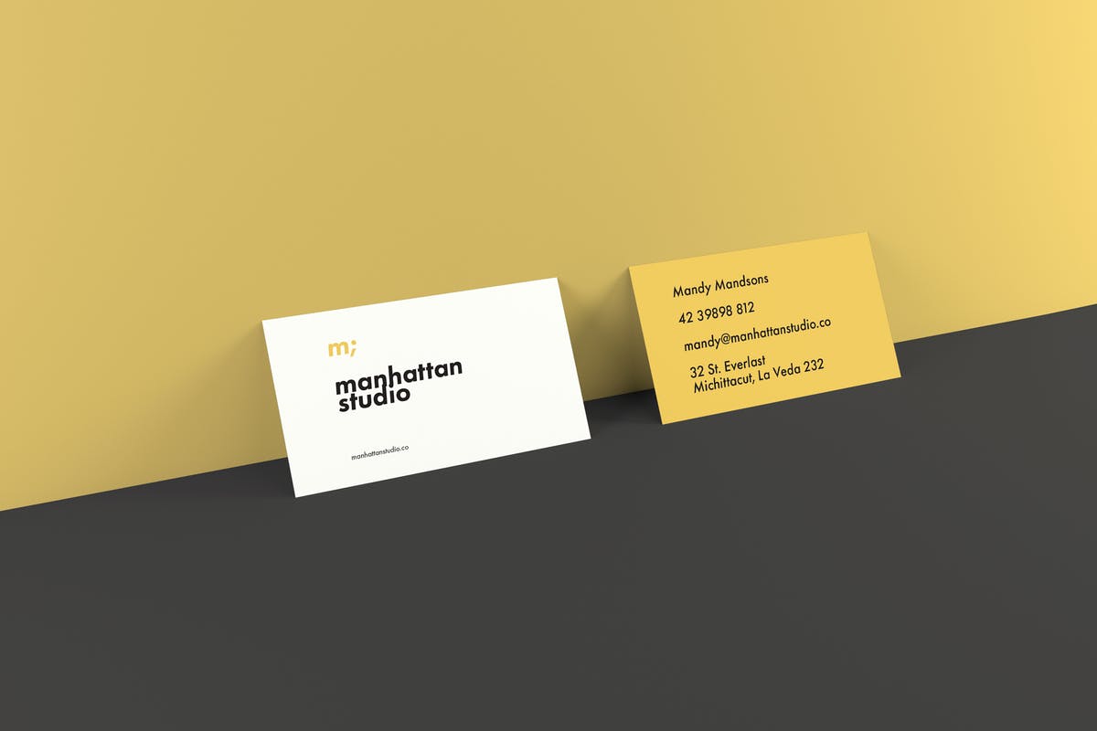横向&纵向企业名片设计样机 Business Card Mockups – Landscape and Portrait插图 横向&纵向企业名片设计样机 Business Card Mockups – Landscape and Portrait插图
