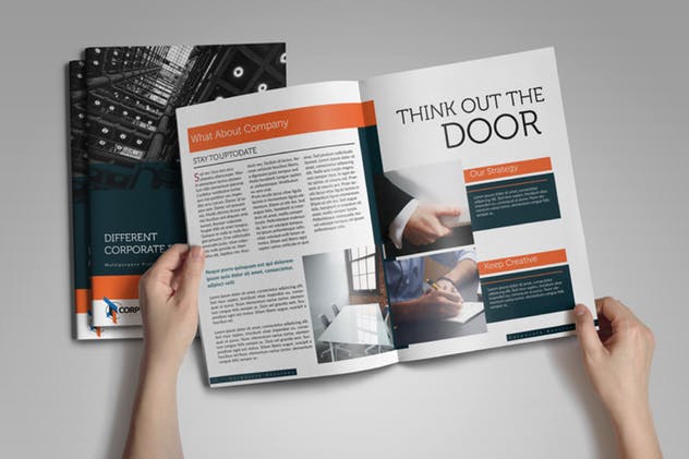 极简设计商业提案/企业宣传册设计模板 Minimal Proposal Corporate Brochure插图4
