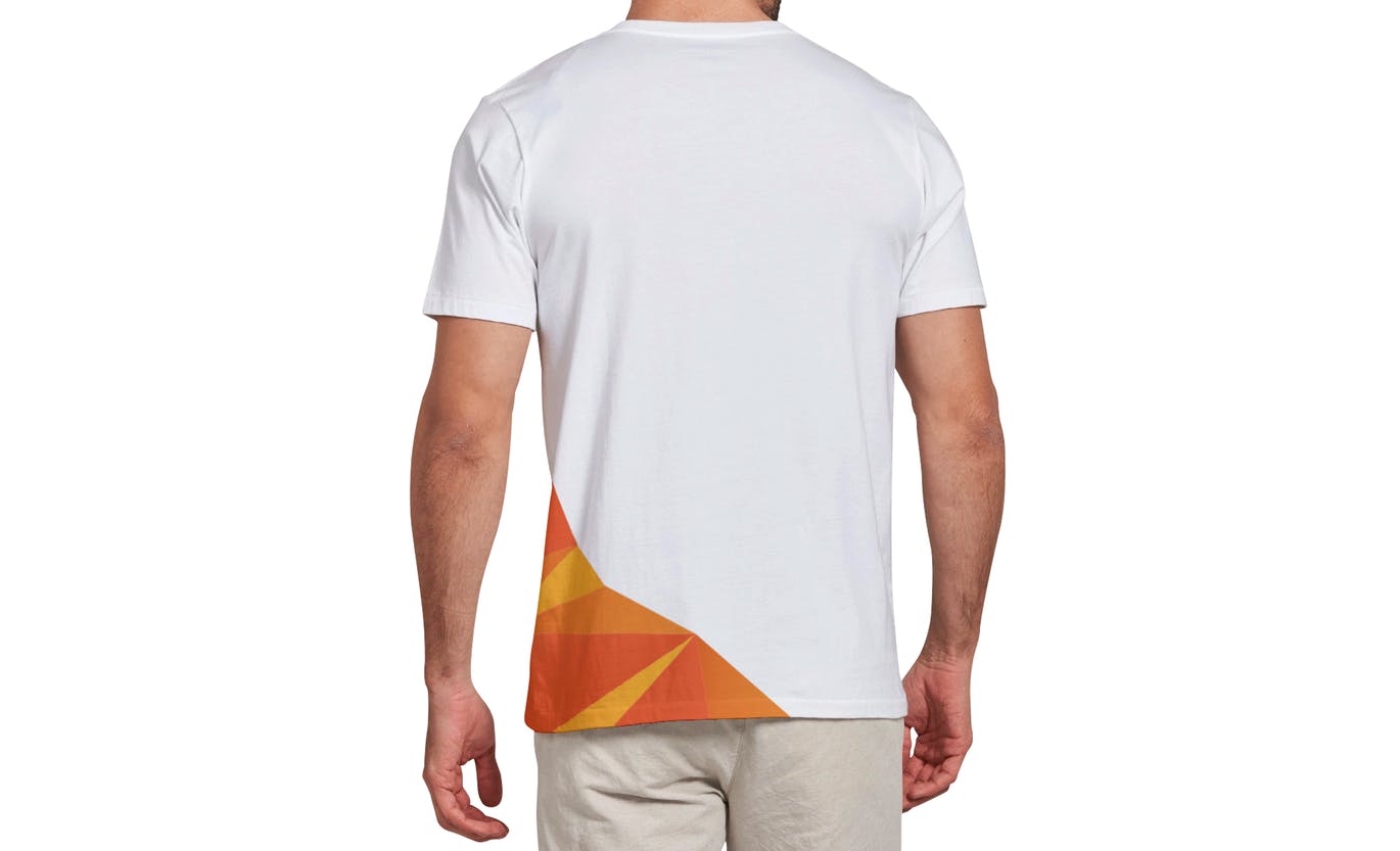 男士T恤设计模特上身正反面效果图样机模板v3 T-shirt Mockup 3.0插图8