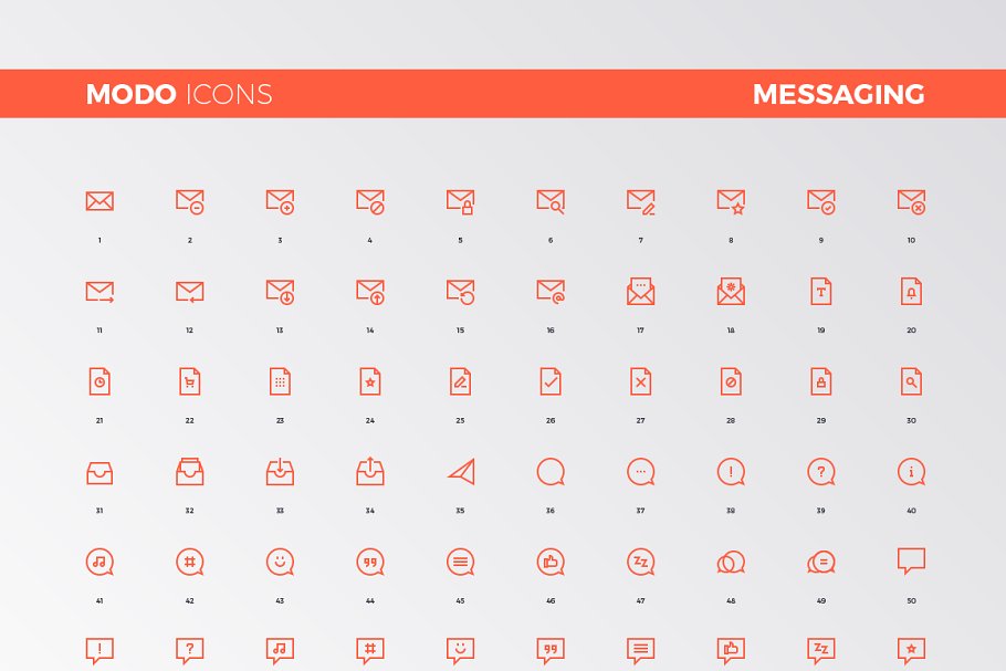 迷你图标素材合集 Modo Icons Collection插图(4)