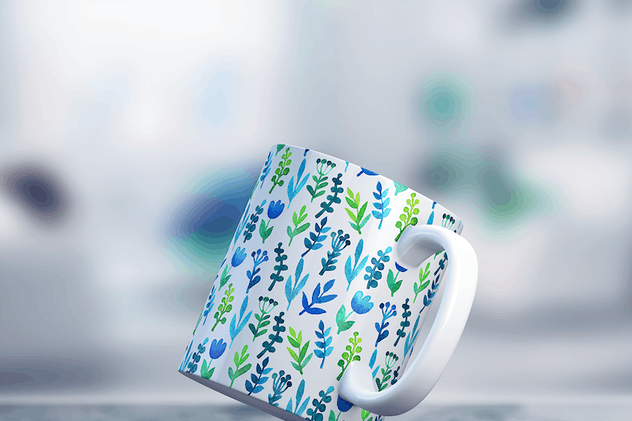 经典图案马克杯样机v3 Mug Mock-up vol.3插图(4)