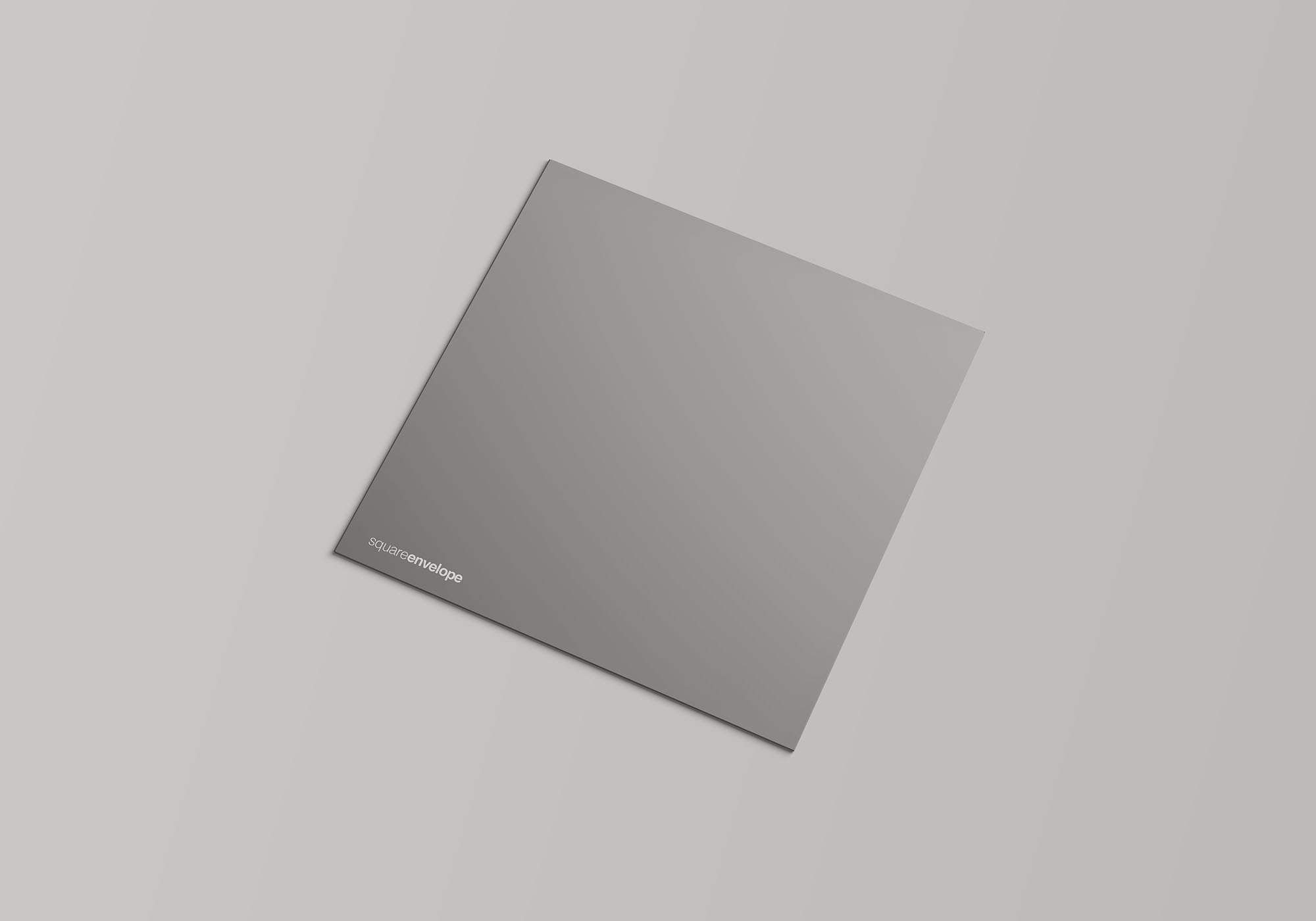 方形企业信封设计样机模板 Square Envelope Mockup插图(3)