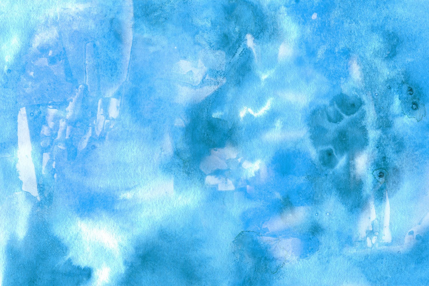 冬天水彩肌理纹理背景素材v2 Winter Watercolor Backgrounds 2插图(3)