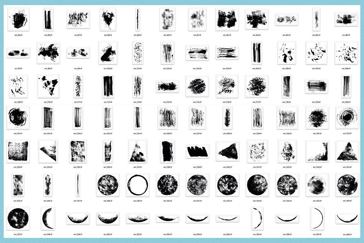 插画师必备的400+手绘纹理元素素材 Small Wonders – 400 Texture Elements插图6