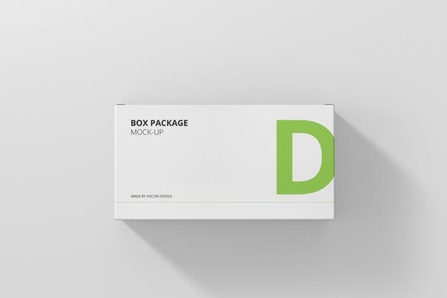 高品质宽矩形包装盒外观设计样机 Package Box Mock-Up – Wide Rectangle插图7
