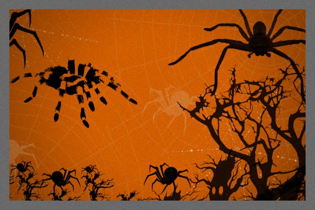 万圣节主题气氛营造PS图案画笔笔刷 Devilishly Cool Halloween PSD Brushes插图3