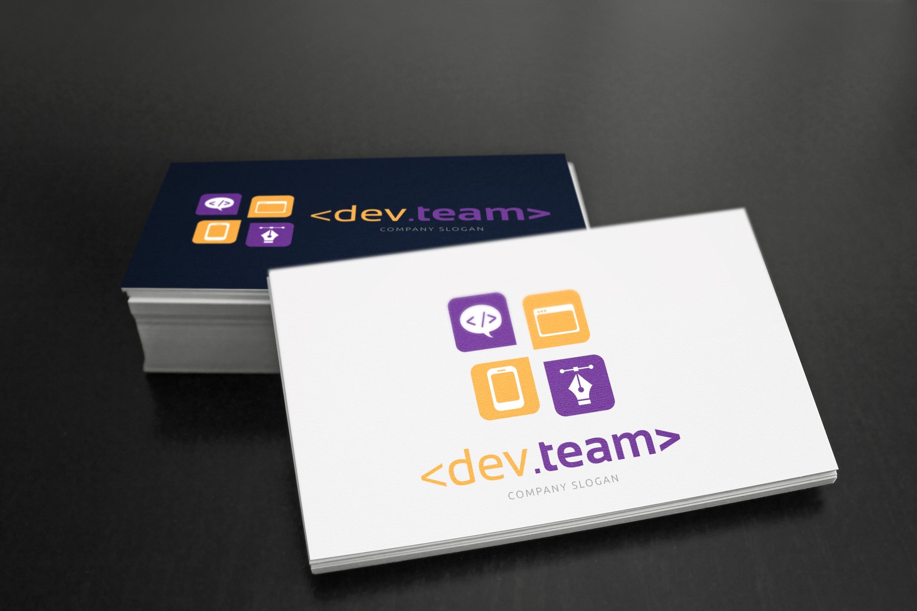 代码编写开发团队Logo模板 Developer Team Logo插图(2)