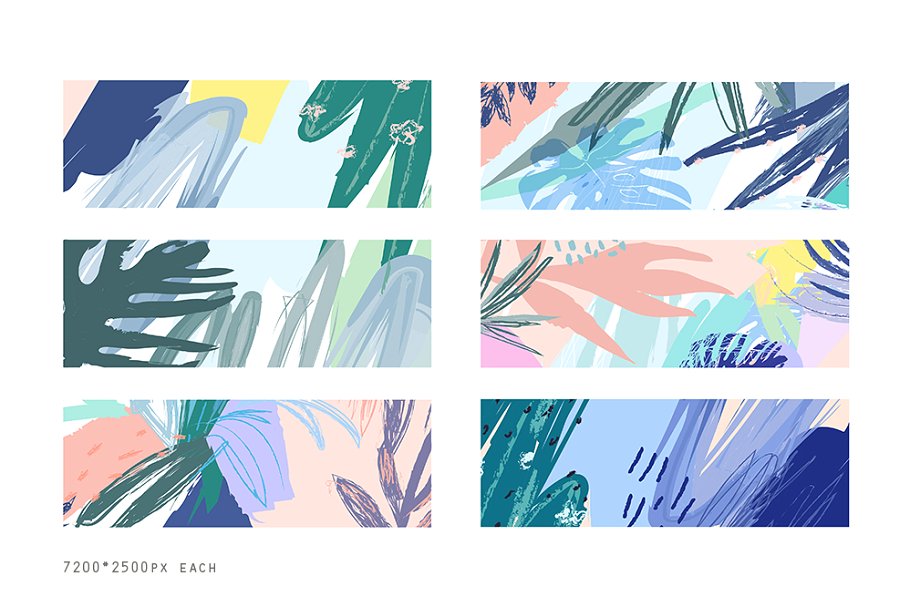 热带雨林的魅力水彩剪贴画 Tropical Madness 2插图5