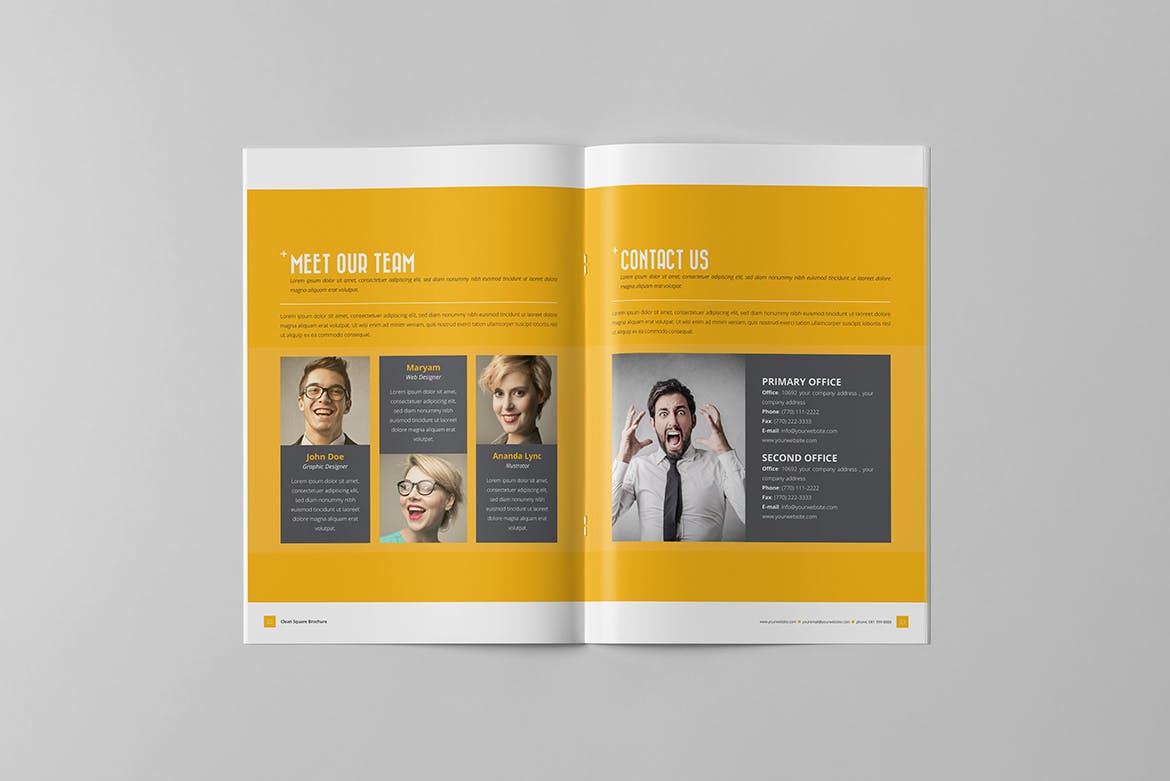 经典通用企业简介宣传画册设计模板 Business Brochure插图(11)