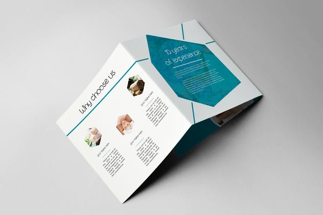 美容SPA水疗品牌宣传画册设计模板 Spa & Wellness Square Brochure插图(4)