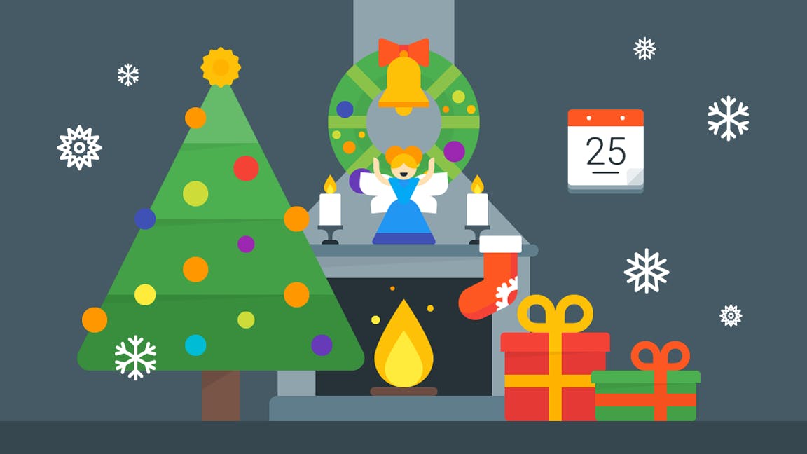 圣诞节&新年庆祝主题矢量插画素材 Christmas & New Year Illustrations插图4
