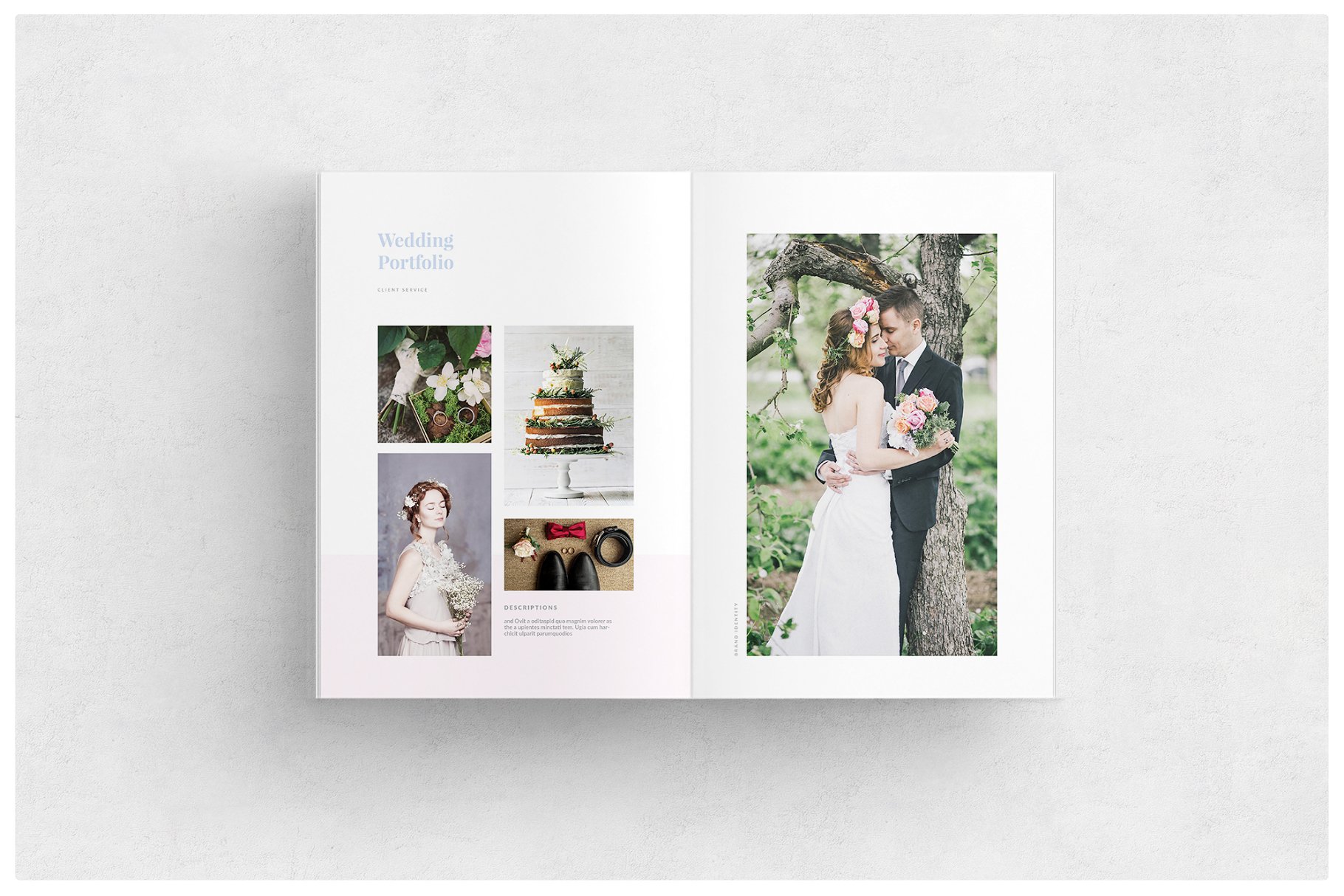 婚纱摄影主题杂志模板 Wedding Magazine插图(5)