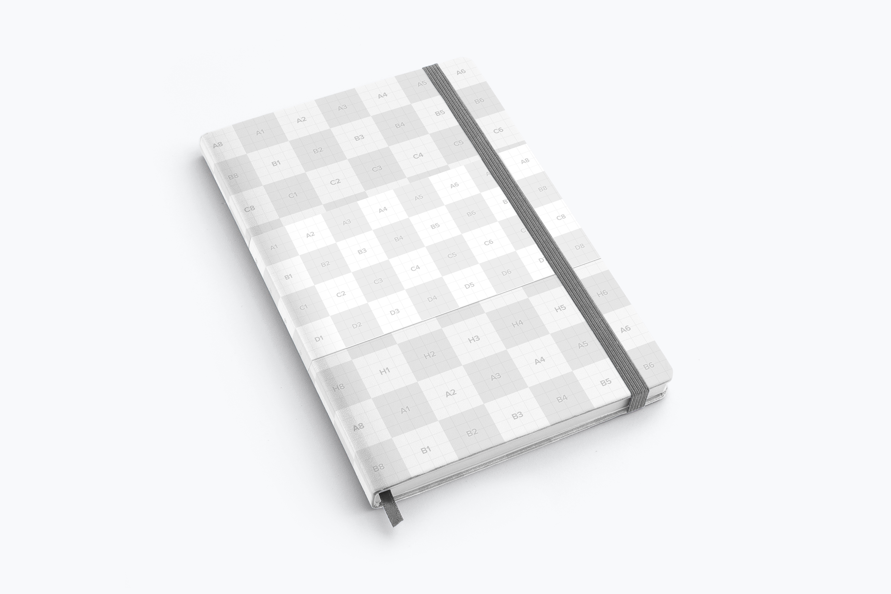 A5精装笔记本/记事本外观设计样机模板01 A5 Hardcover Notebook Mockup 01插图(4)