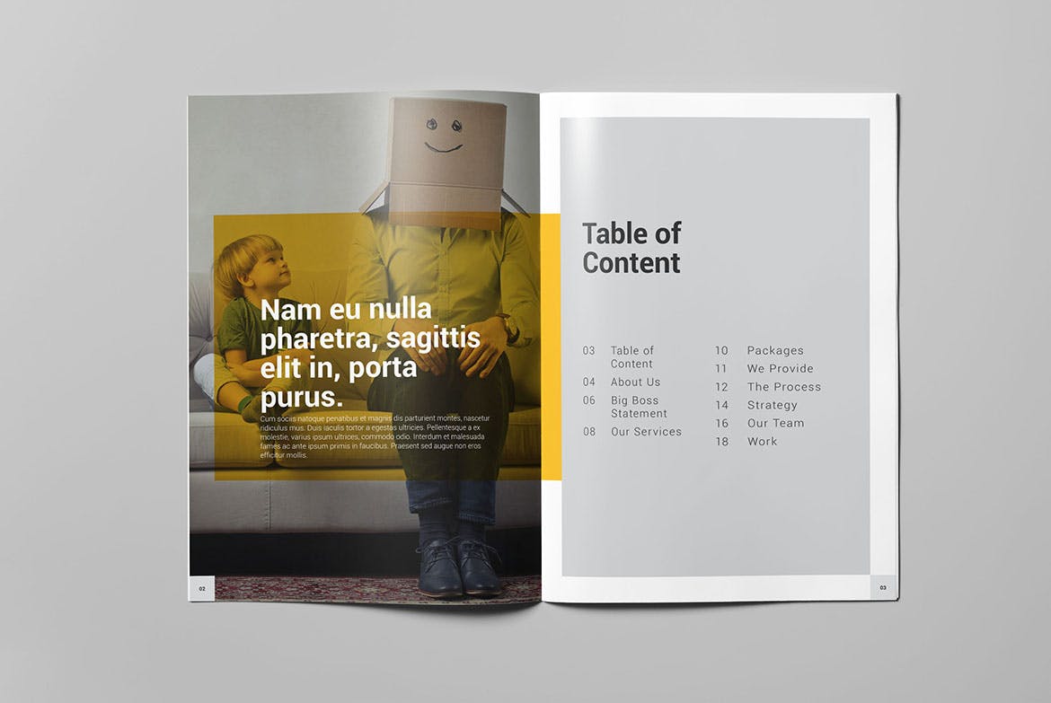 创意设计公司宣传画册设计模板 Malibu Brochure插图(1)