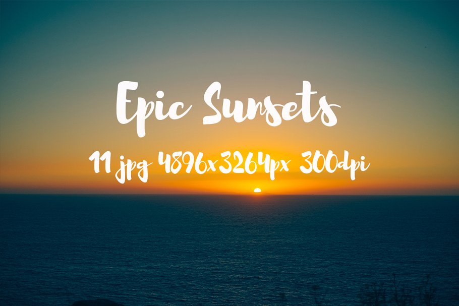 海边落日余晖照片素材背景 Epic Sunsets photo pack插图4