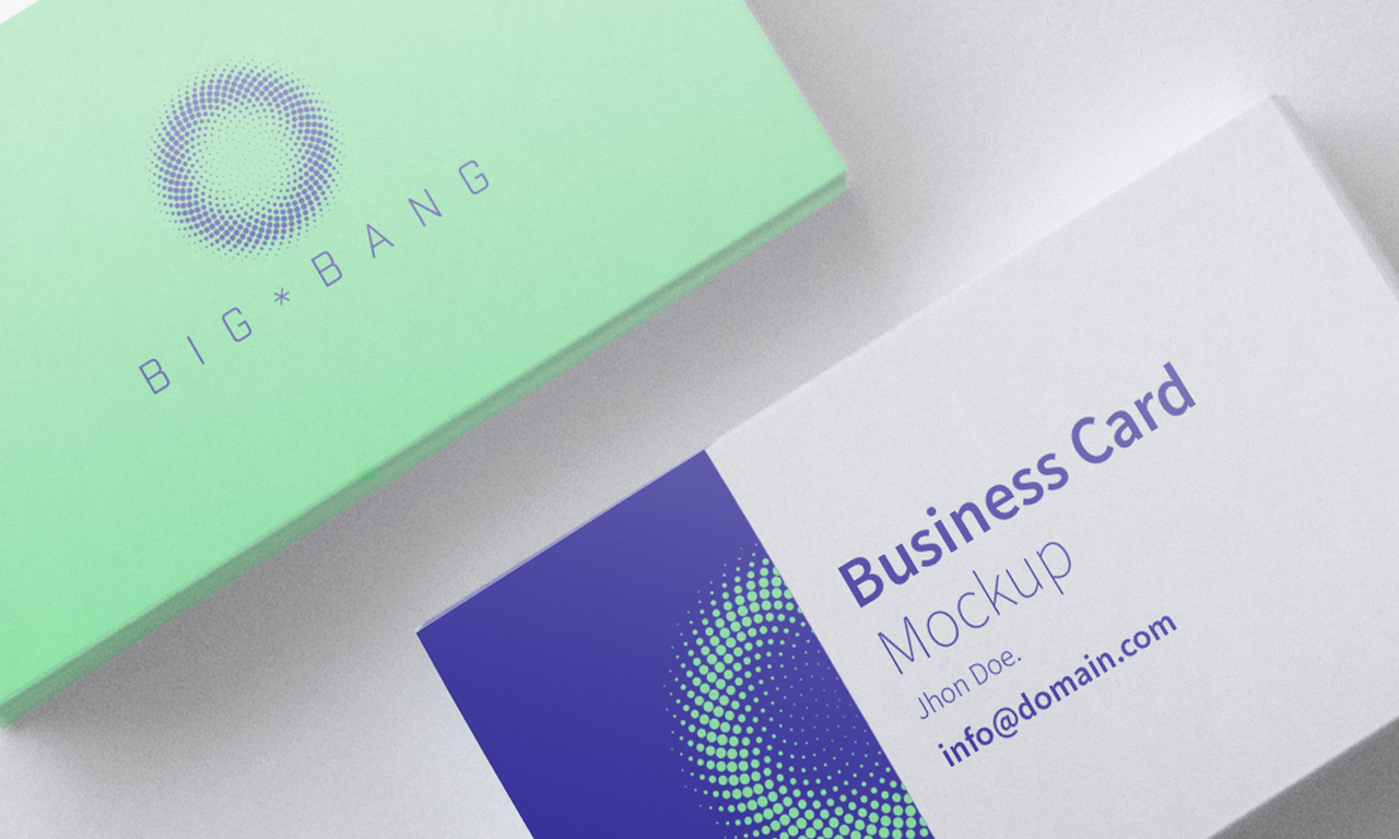 名片设计图效果预览样机模板01 Business Card Mockup 01插图2