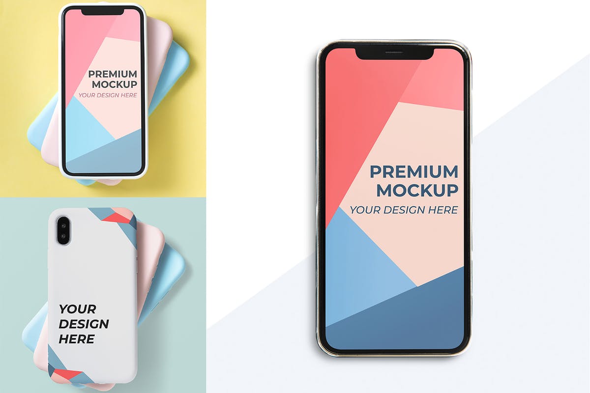 移动端APP界面设计展示样机模板 Mobile Design Mockup插图