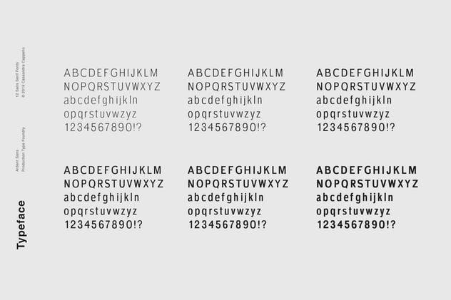 极简主义现代设计风格英文排版无衬线字体。 Ardent Sans – Modern Font Family插图4