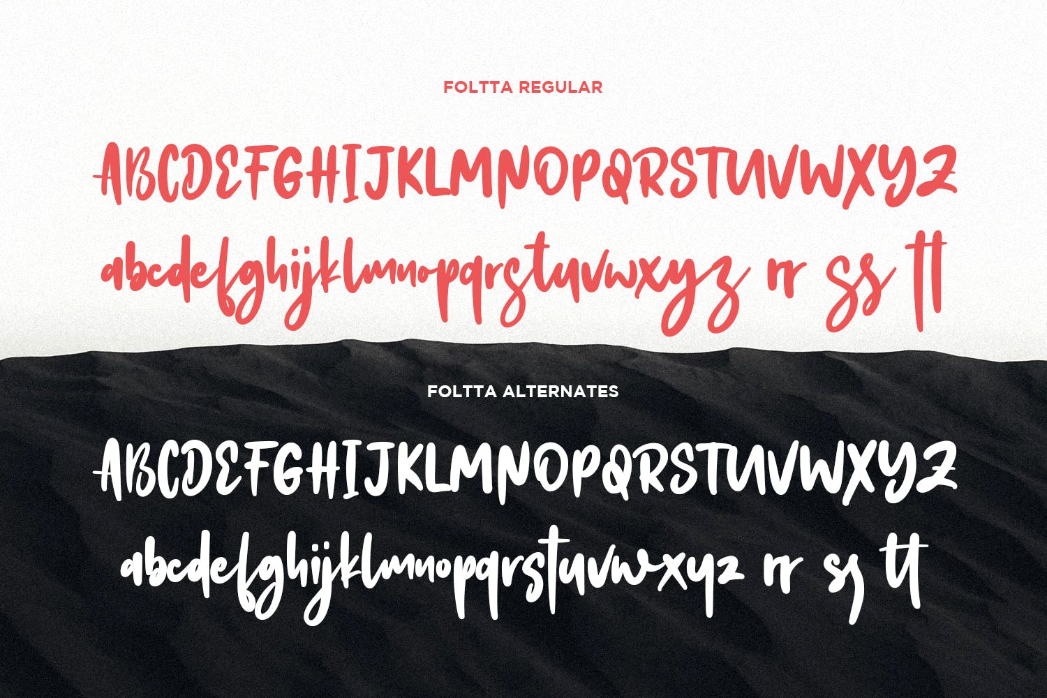 创意手工制作英文书法字体下载 Foltta Typeface插图9