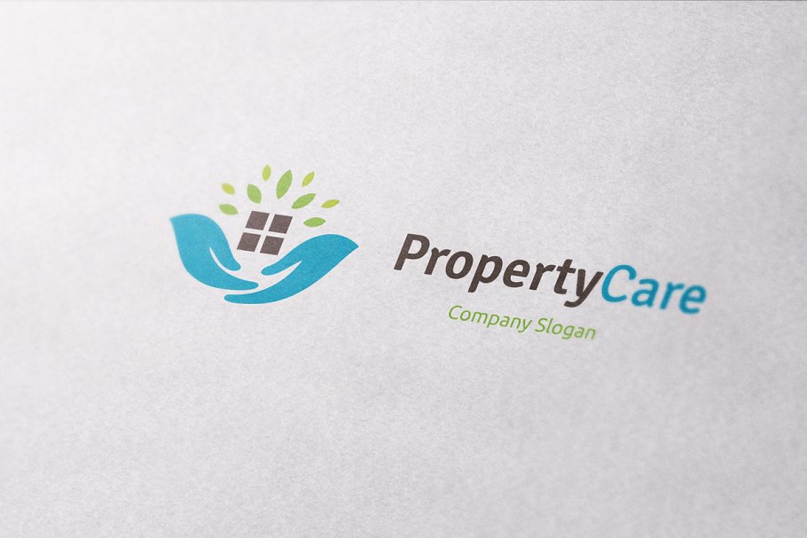 企业简易Logo展示模板  Property Care插图