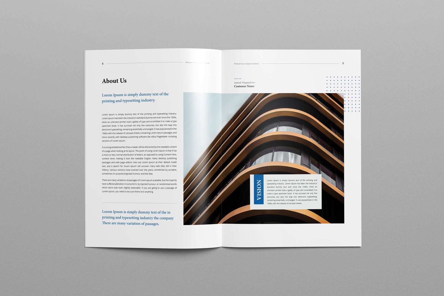 2019-2020年企业年度报告书设计模板 Annual Report 20 Pages插图2
