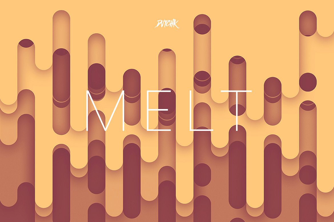 76款抽象圆形背景v4 Melt | Rounded Backgrounds | Vol. 04插图(2)