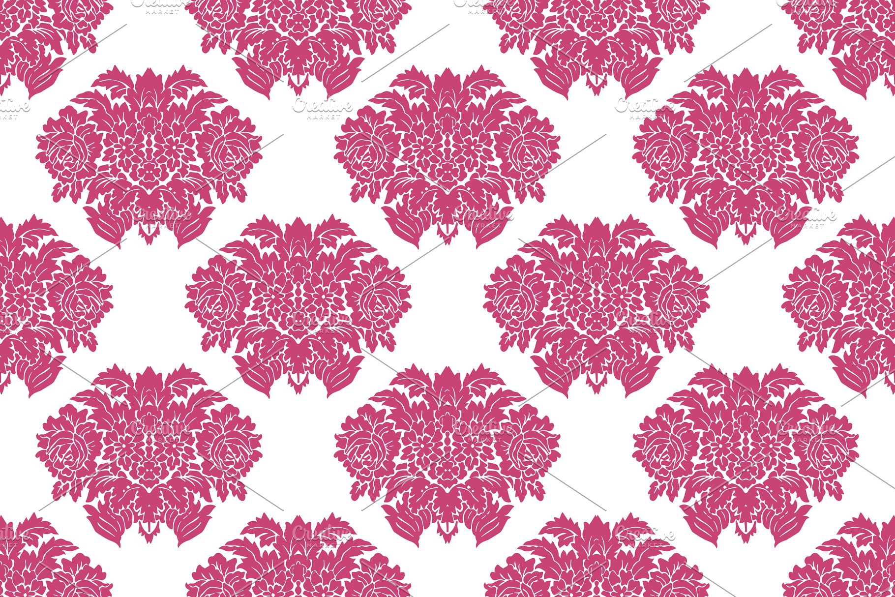 60种颜色1440种锦缎图案纹理[3GB] 1,440 Damask Patterns in 60 Colors插图(10)