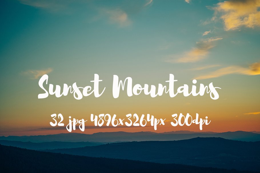 日落西山风景高清照片素材 Sunset Mountains photo pack插图(14)