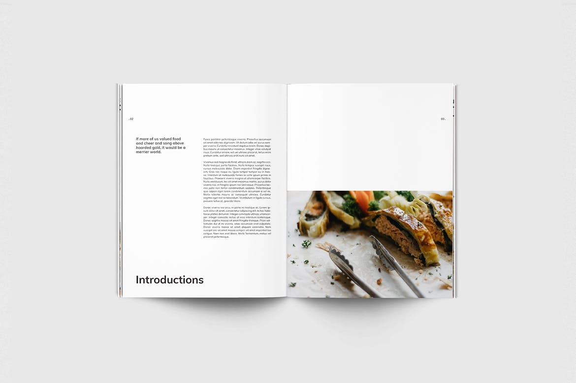 菜谱菜单图书/美食杂志版式设计模板 Cookbook插图3