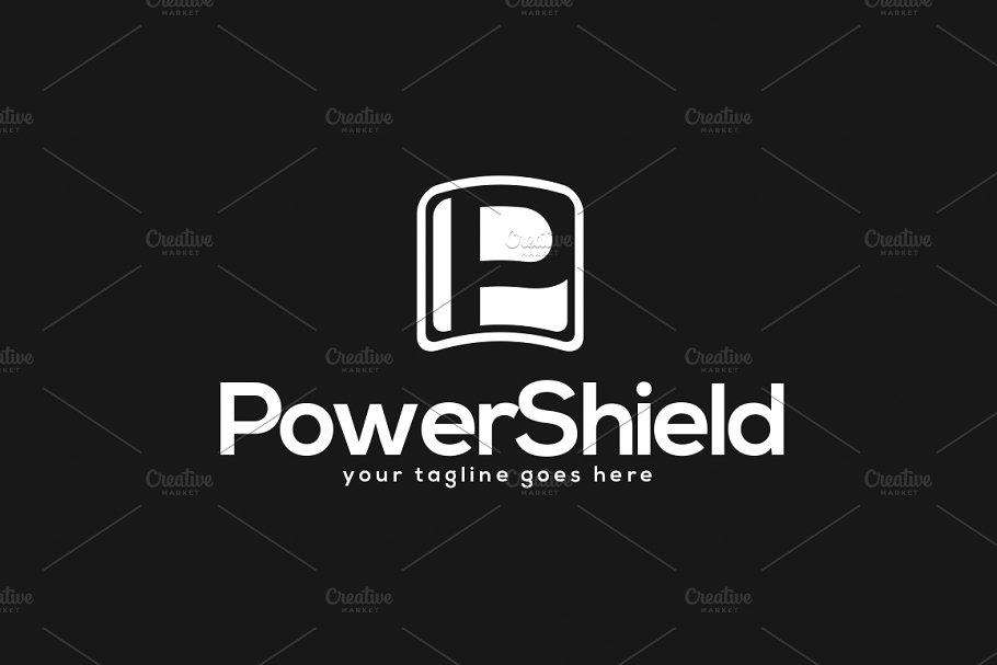 电源保护护盾主题Logo模板 Power Shield Logo Template插图4