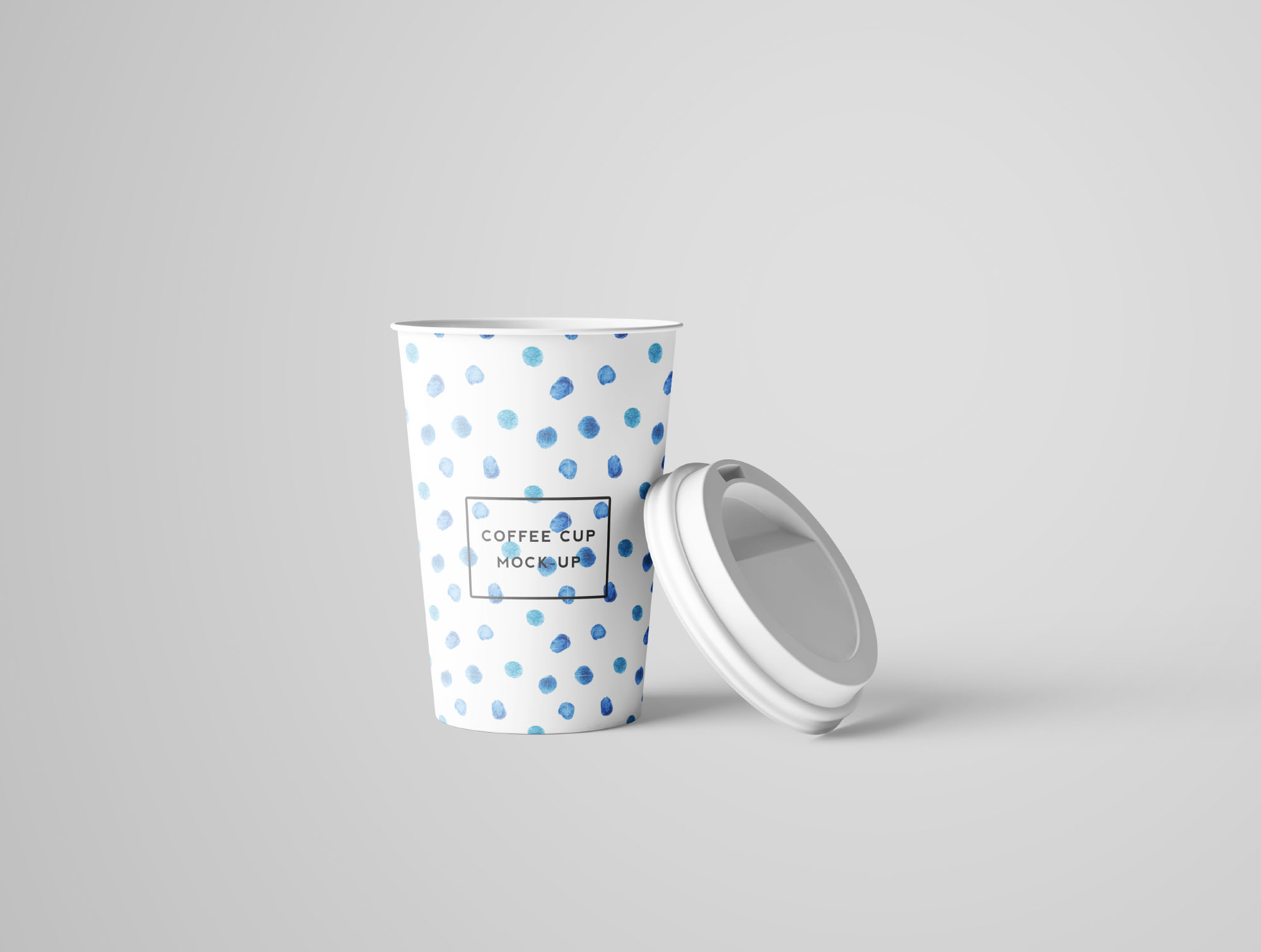 7个咖啡纸杯设计图PSD样机模板 7 PSD Coffee Cup Mockups插图(6)