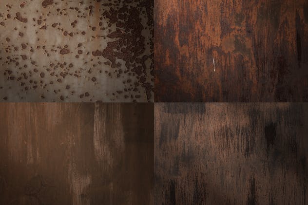 金属生锈、划痕和裂纹高清背景素材 Metal Rust, Scratches and Cracks Backgrounds插图(3)