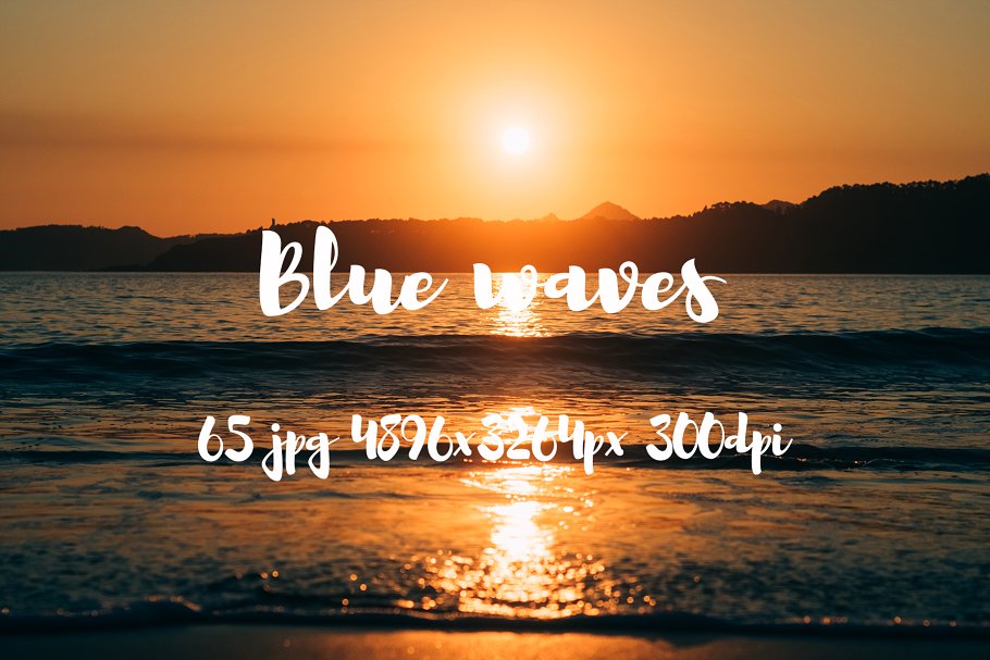 湖光山色高清照片素材 Blue waves photo pack插图19