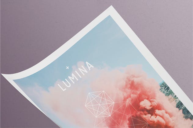 现代朴素设计风格多用途传单设计模板 LUMINA Flyer Template插图(7)